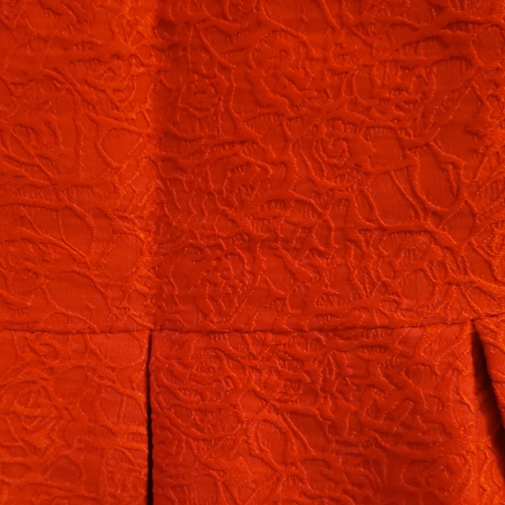 Red Textured Dress - Picture 3 of 8